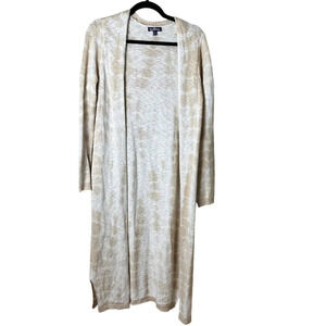 FRESHMAN Boutique Longline Open Drape Tie Dye Cardigan - size Medium